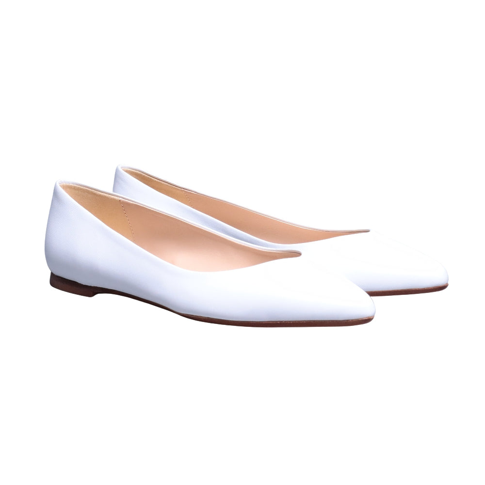 2428 / NATUR / BIANCO / LEATHER SOLE / 38(25.0cm)