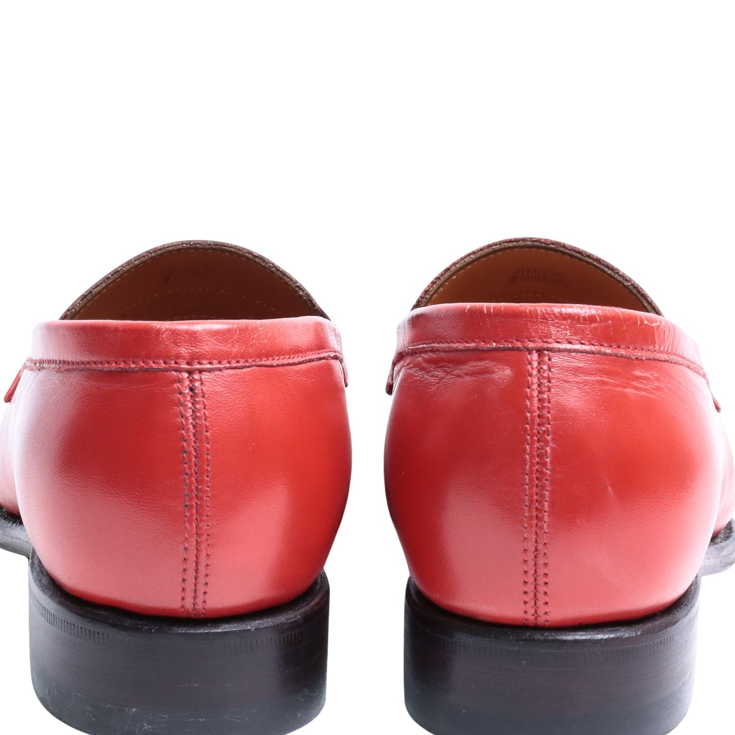 98689 / CALF / RED / LEATHER SOLE / UK5.0(24.0cm)