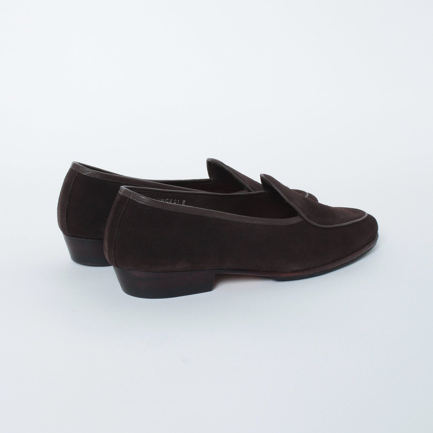 98908 / SUEDE / BROWN / HALF RUBBER SOLE / UK8.0(26.5cm)