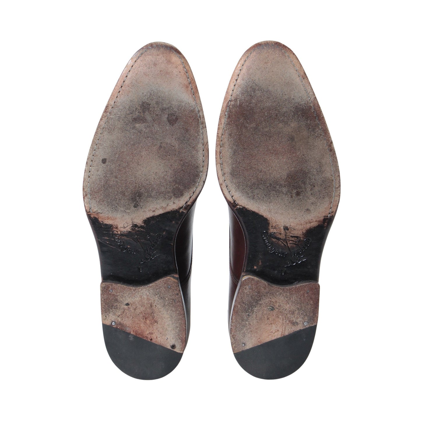 98406 / CALF / CUOIO / LEATHER SOLE / UK7.0(25.5cm)
