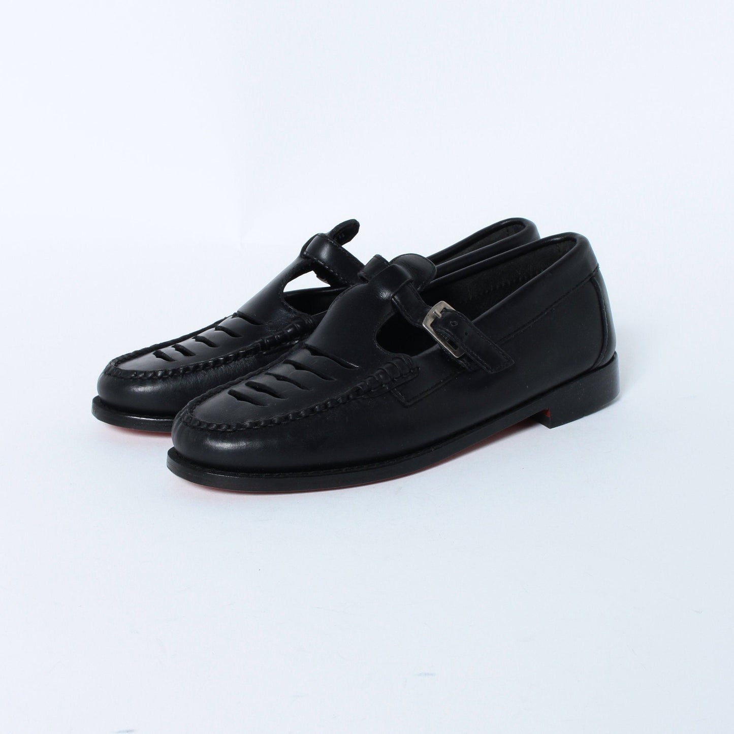 BA41006 / LTHR / BLACK / LEATHER SOLE / US5.5(23.0cm)