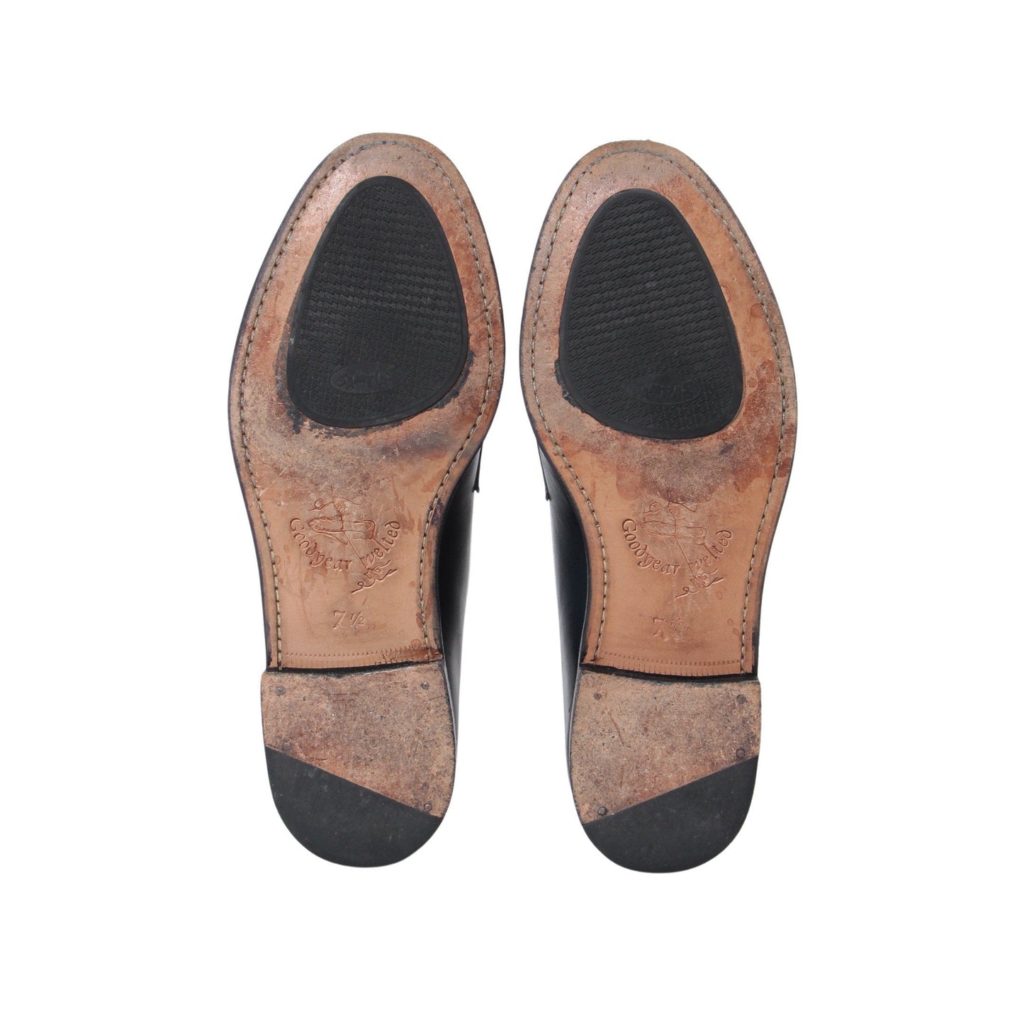 98589 / CALF / NAVY / LEATHER SOLE / UK7.5(26.5cm)