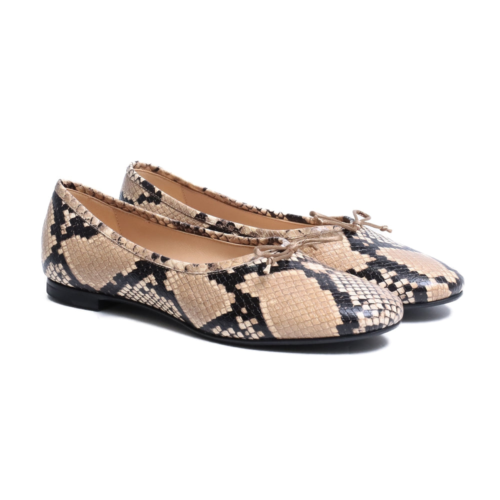 TALIA / PITONE / SAND / RUBBER SOLE / 37(24.0cm)(24.0cm)