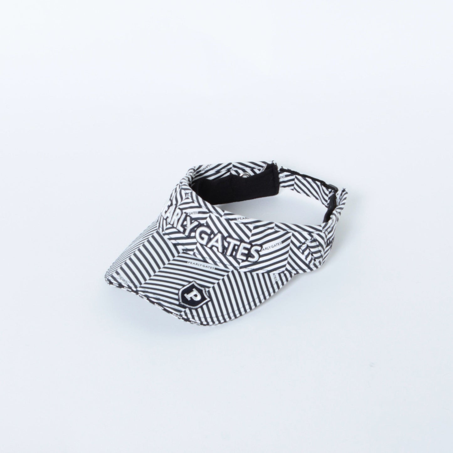 【定番】コットン ロゴバイザー <ヘリンボーン柄> (UNISEX)