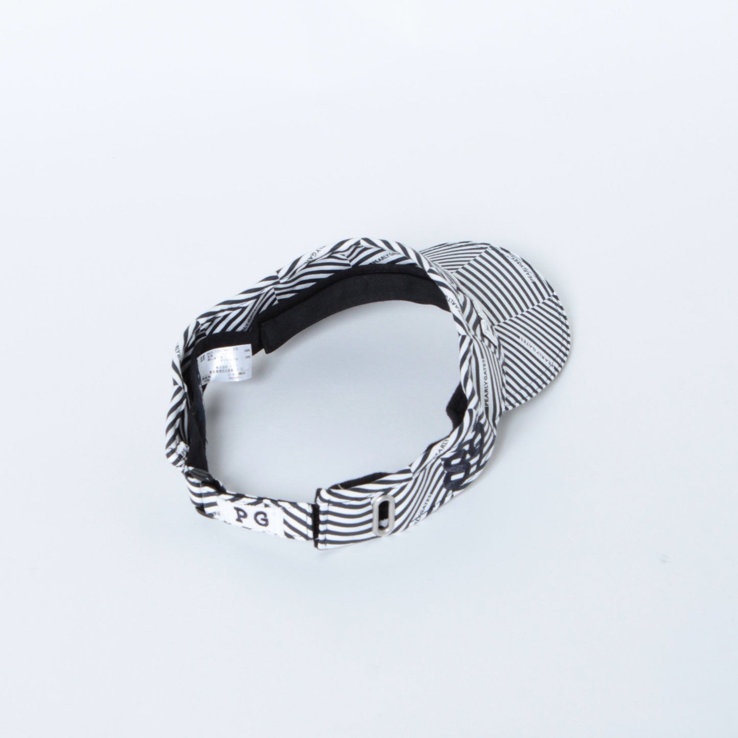 【定番】コットン ロゴバイザー <ヘリンボーン柄> (UNISEX)
