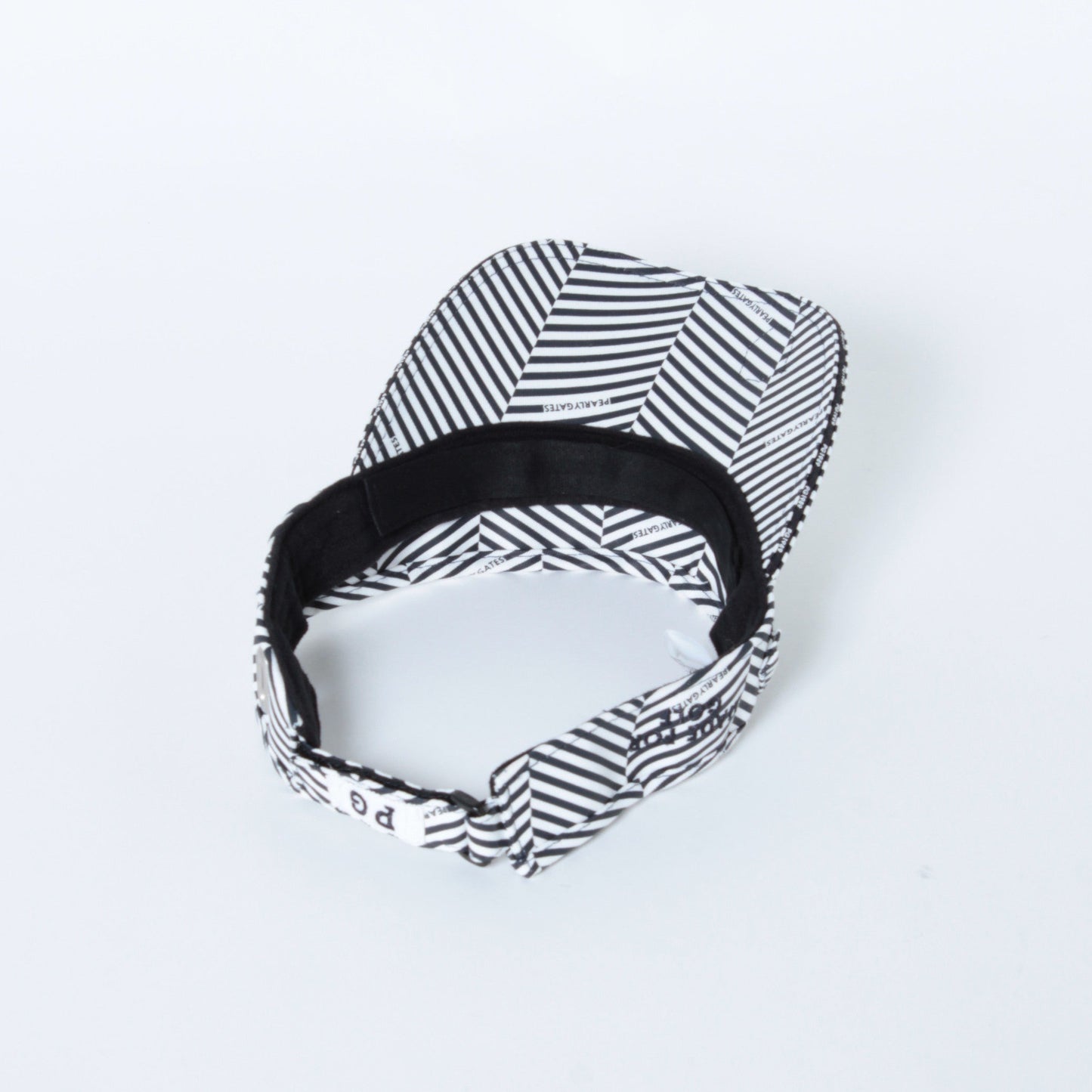 【定番】コットン ロゴバイザー <ヘリンボーン柄> (UNISEX)