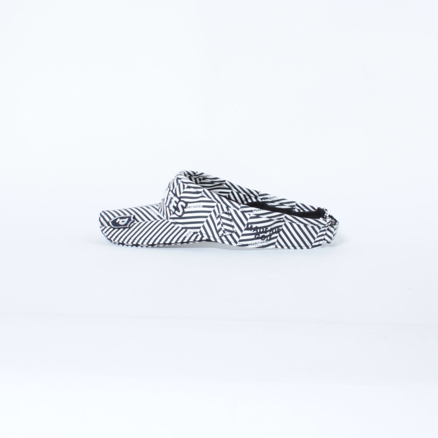 【定番】コットン ロゴバイザー <ヘリンボーン柄> (UNISEX)