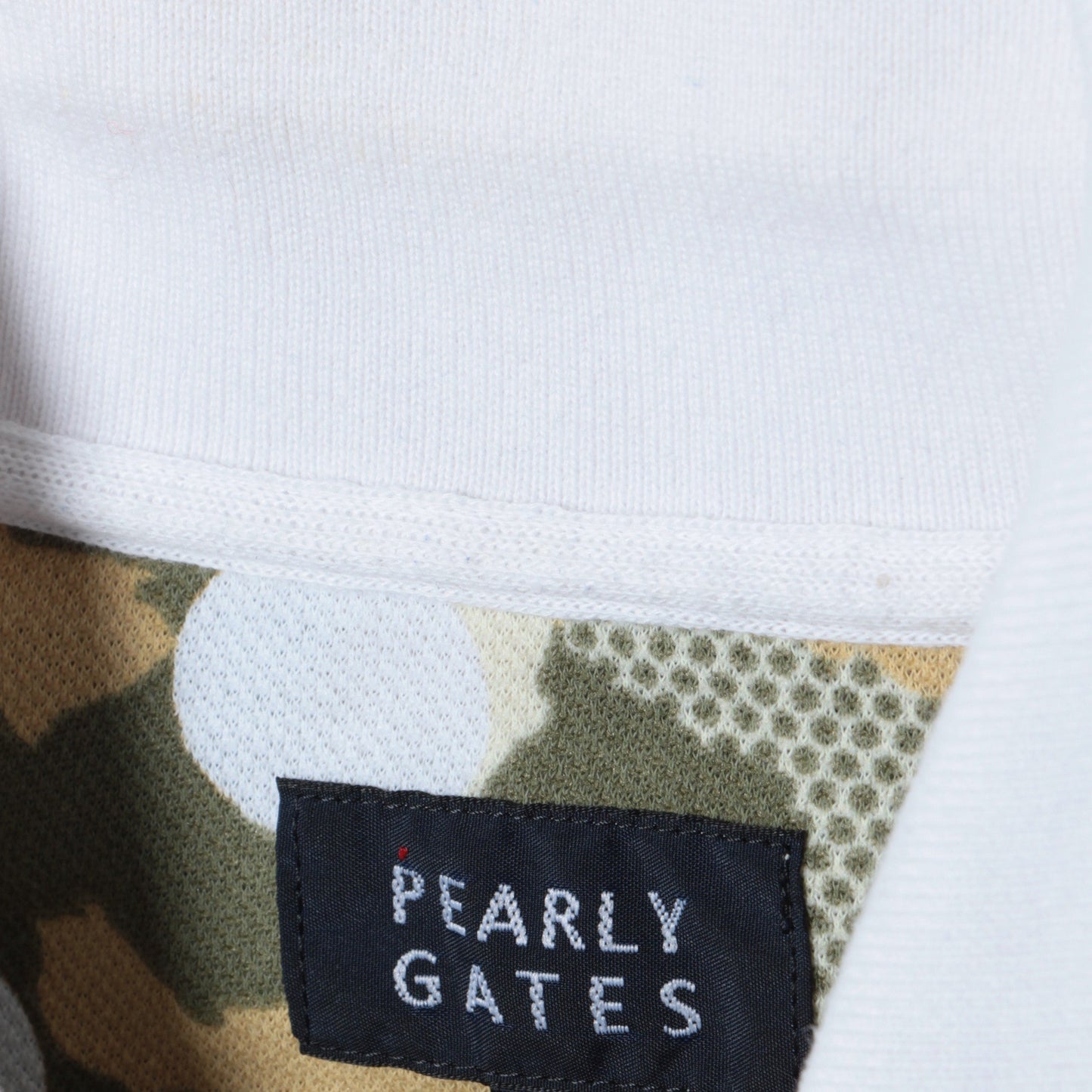 ドライタッチ変形カノコ 半袖ポロシャツ <カモ×ドット/ボーダー柄>