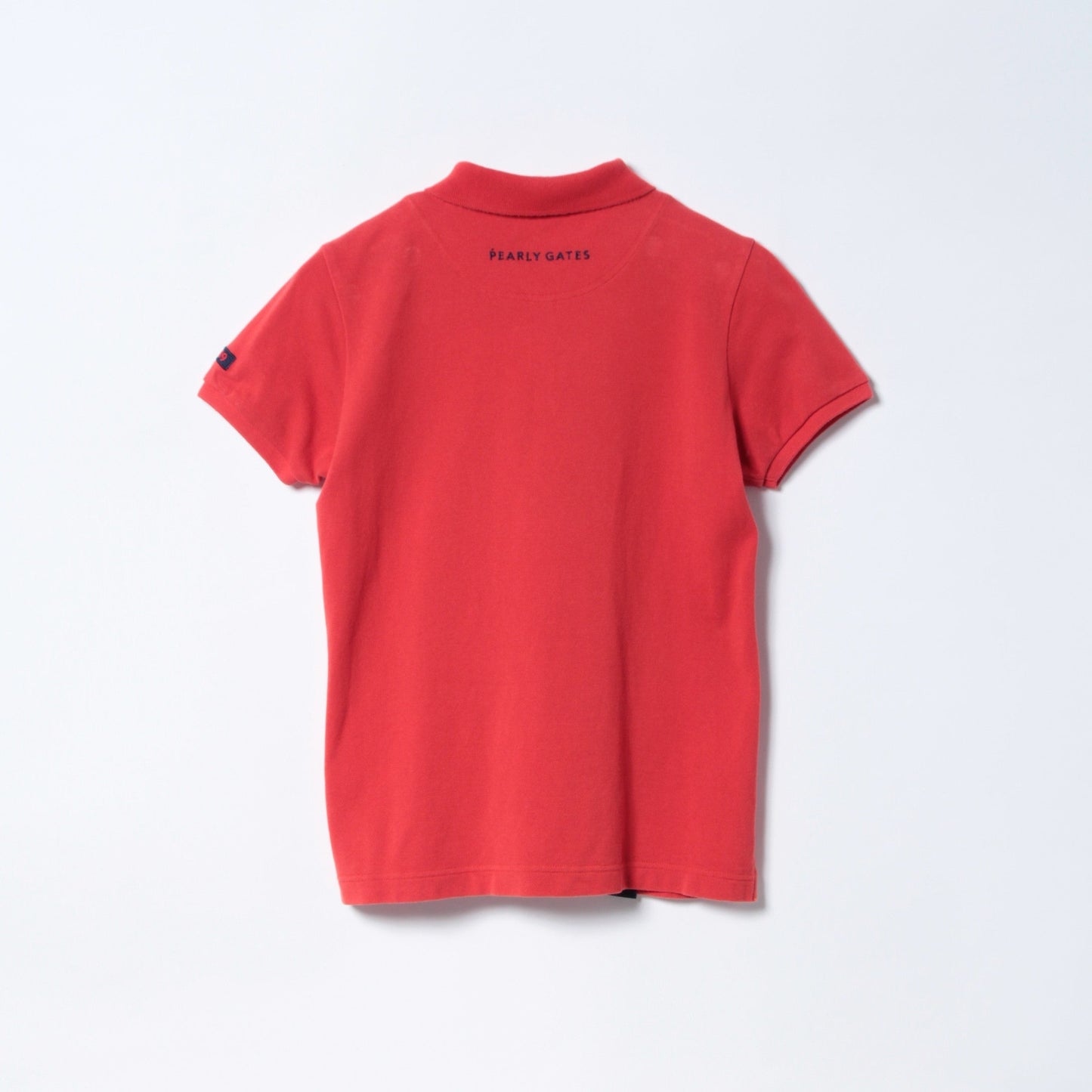 【SNOOPY】SNOOPY 2段ロゴ カノコ 半袖 ポロシャツ