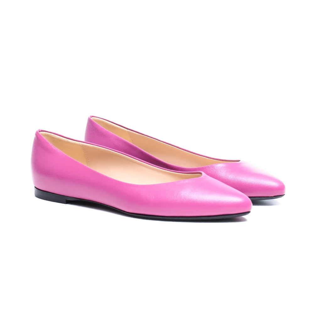 2428 / NATUR / FUXIA / LEATHER SOLE / 36(23.0cm)