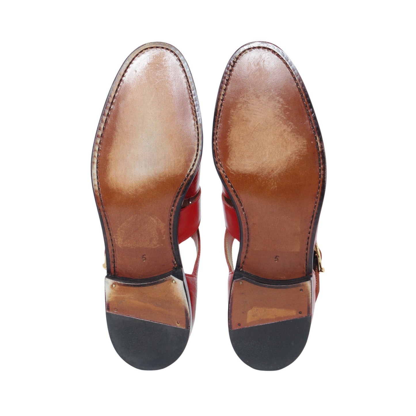 98850 / CALF / RED / LEATHERSOLE / UK5.0(24.0cm)