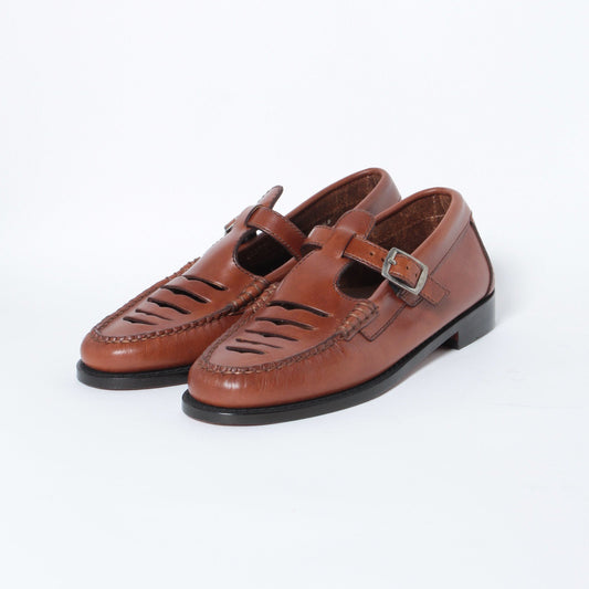 BA41006 / LTHR / COGANAC / LEATHERSOLE / US4.5(22.0cm)