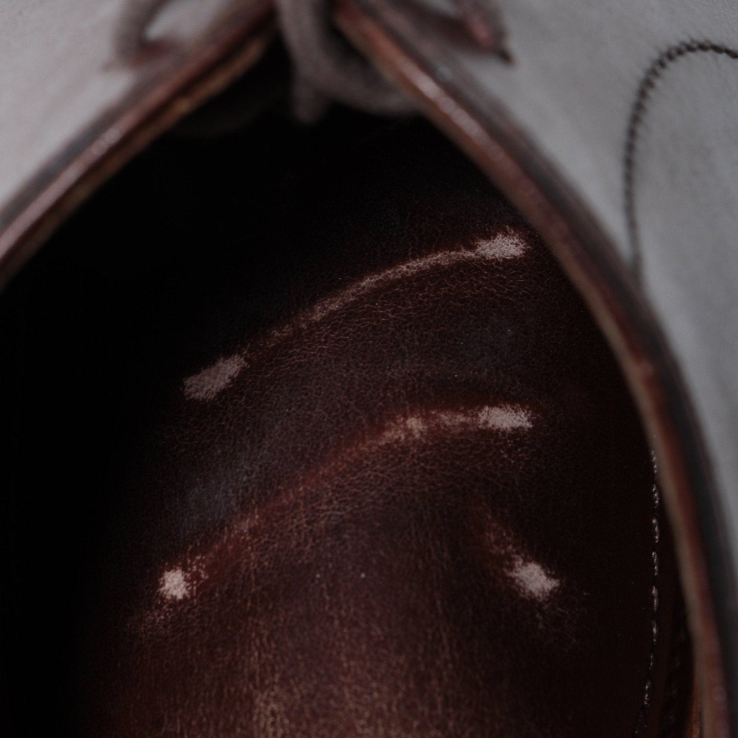 98768 / CALF / DARKBROWN / LEATHER SOLE / 40(26.0cm)