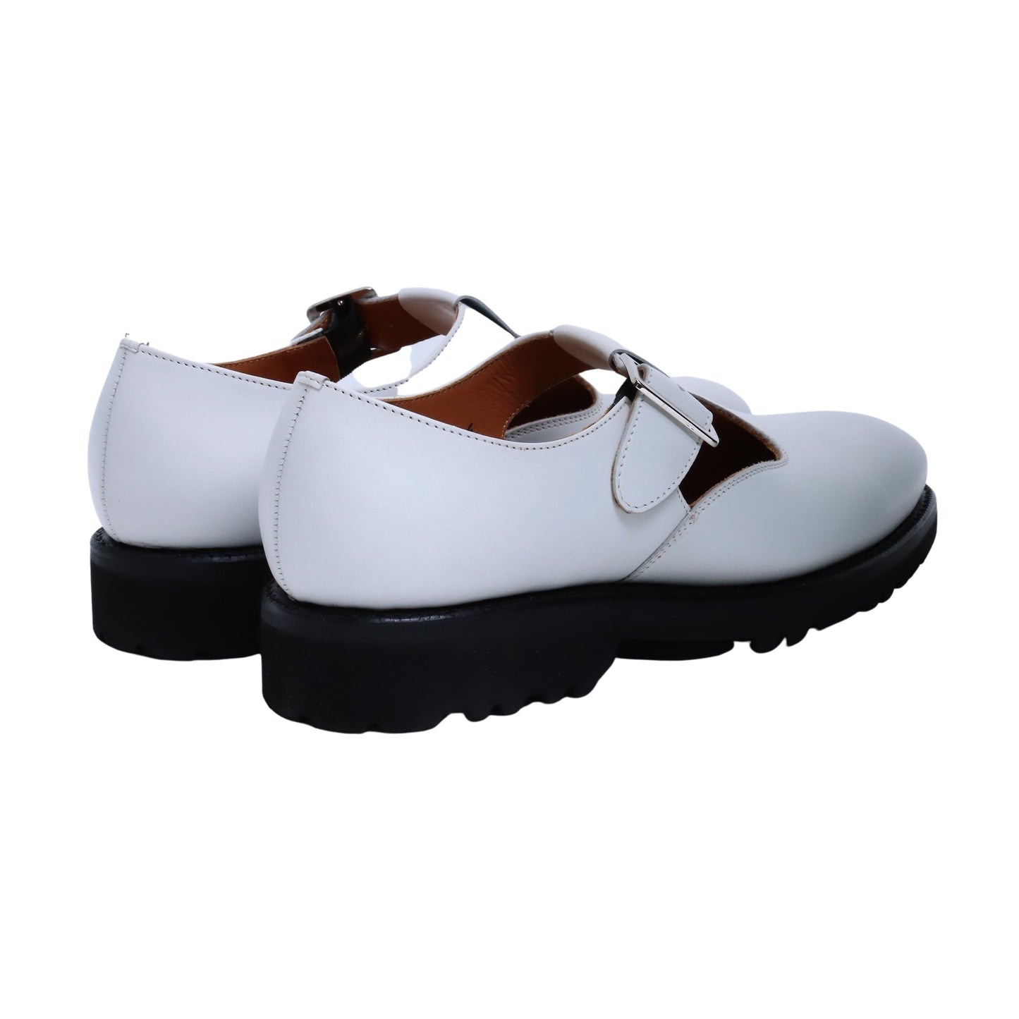 99025 / CALF / WHITE / VIBRAM SOLE / UK4.0(23.0cm)