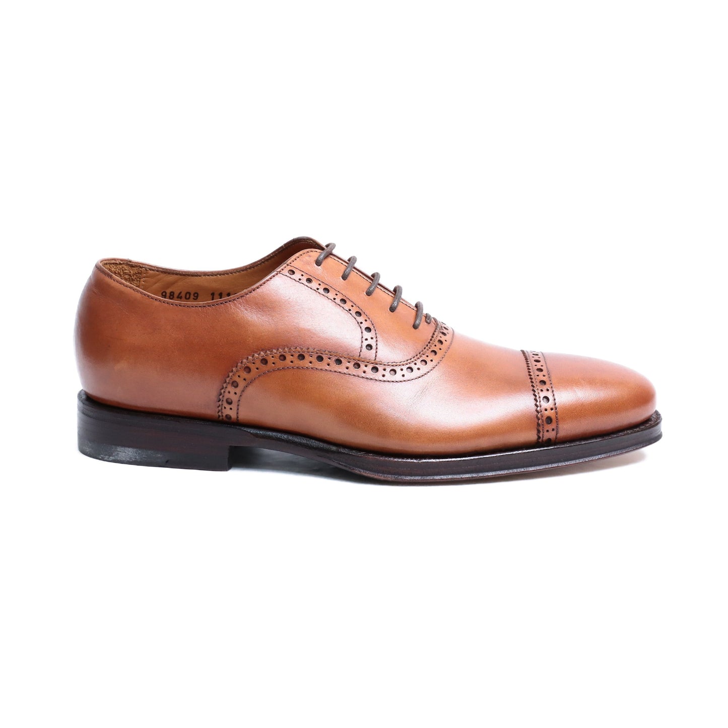98409 / VEGANO CRUST / MARRONE / LEATHER SOLE / UK6.5(25.0cm)