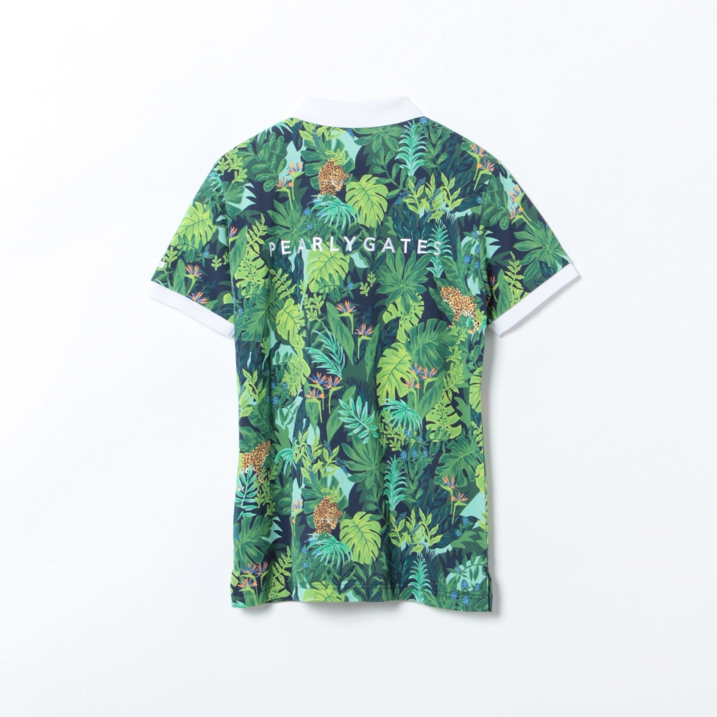 トライクール カノコ 半袖 ポロシャツ (MENS)＜JUNGLE PATTERN＞