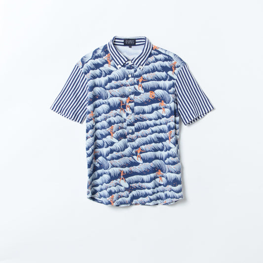 サーファープリント　カットシャツ　(MEN'S)