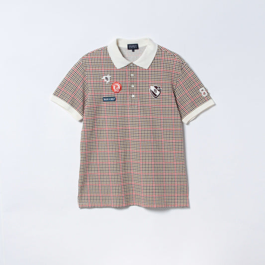 ガンクラブ・カモプリント　カノコ半袖ポロシャツ