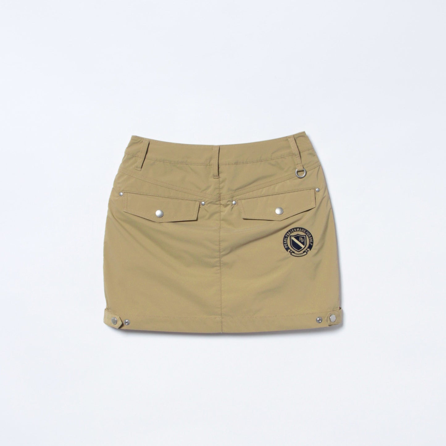 水ビ無地　ミニ丈スカート