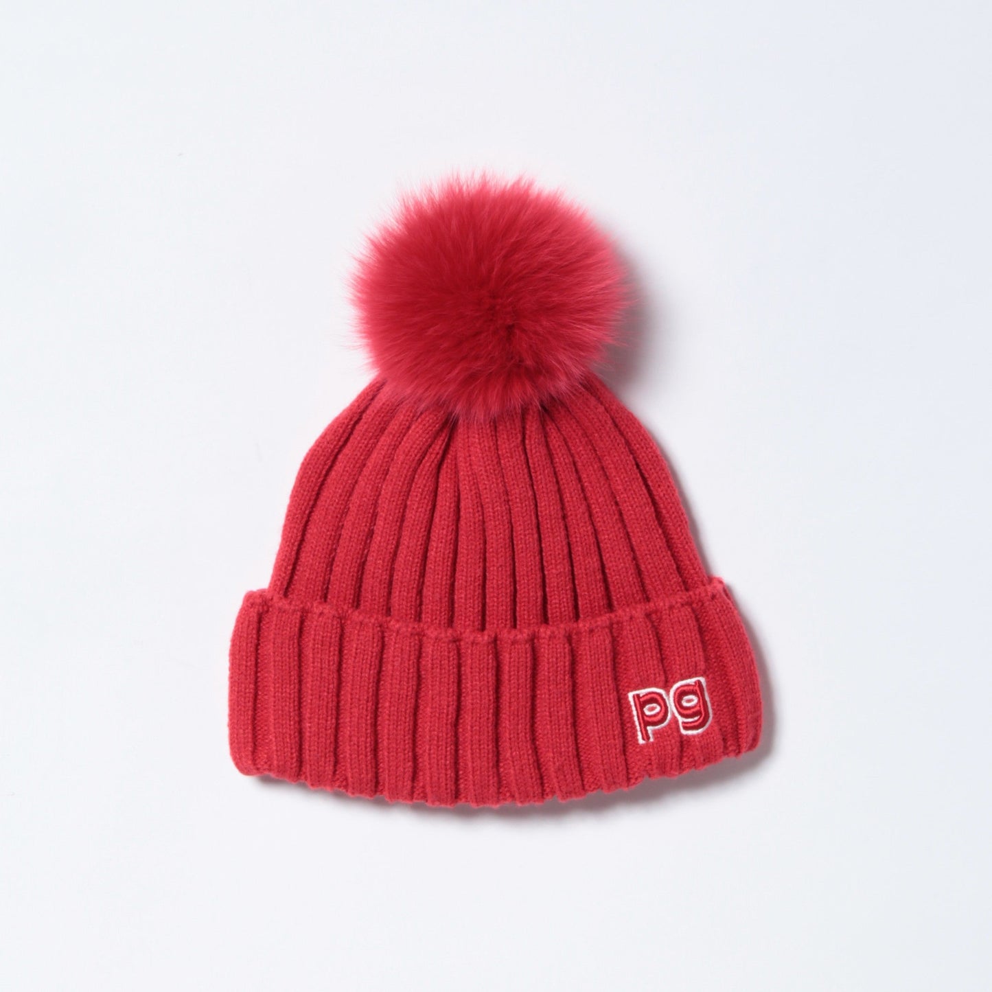 ポンポン付きニットワッチ