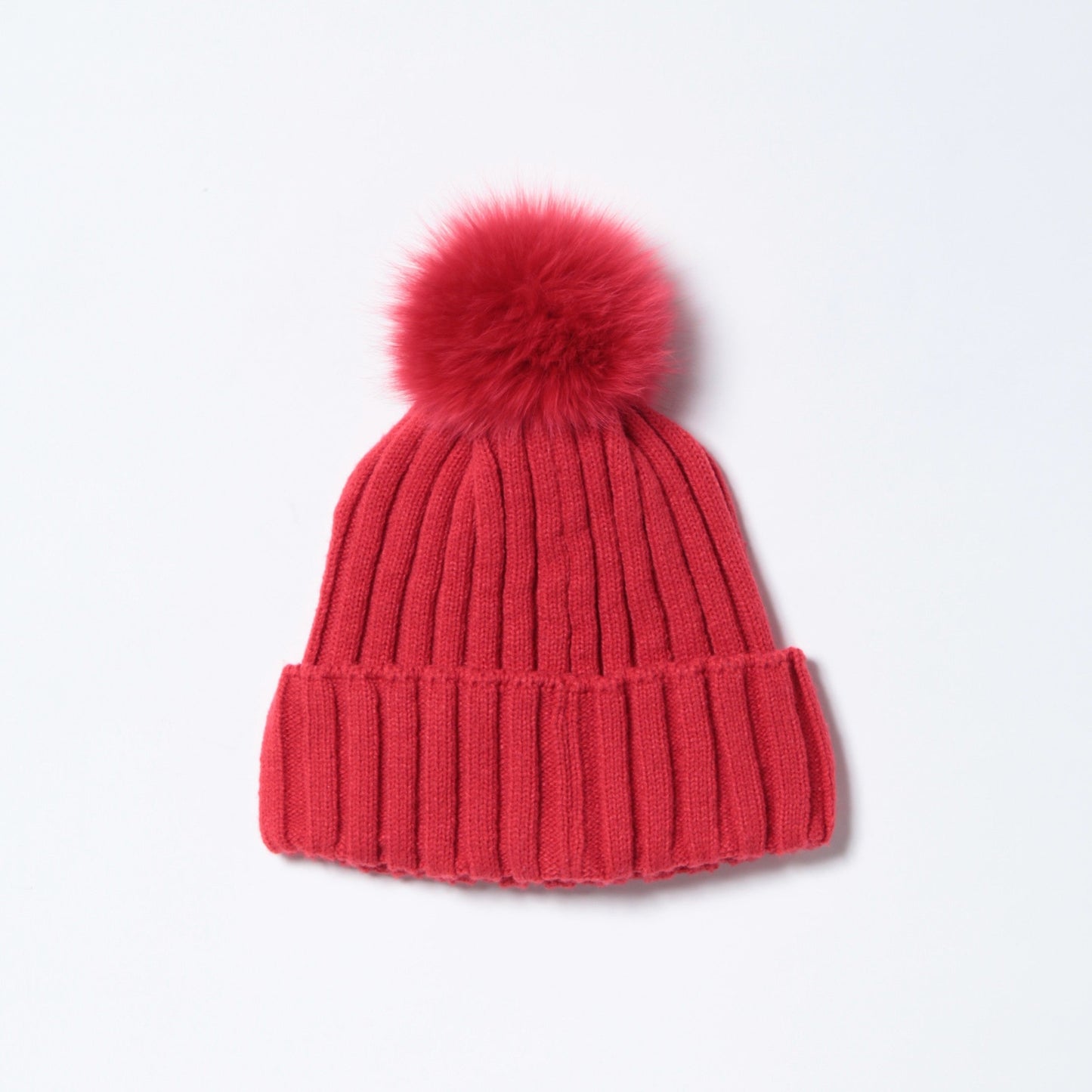 ポンポン付きニットワッチ