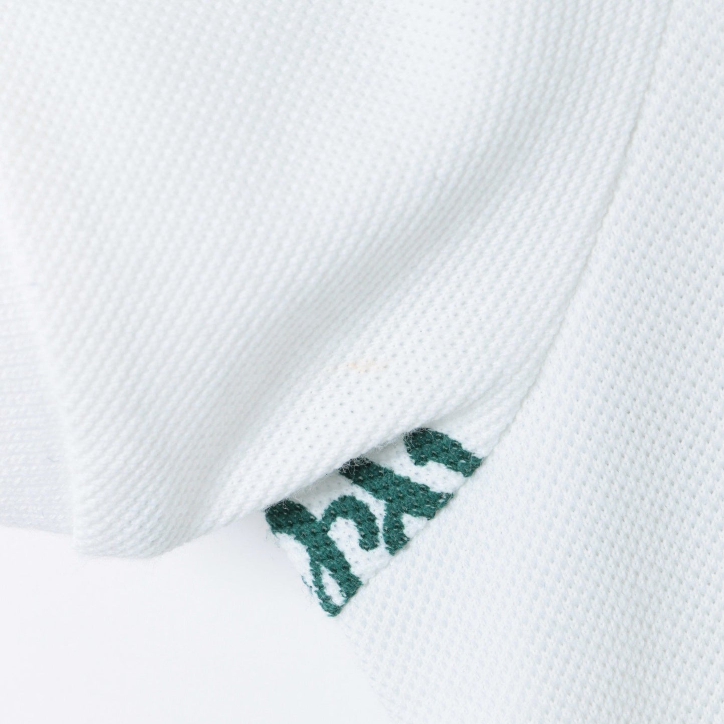 プレーティング天竺 マーケットロゴ柄 半袖ポロシャツ