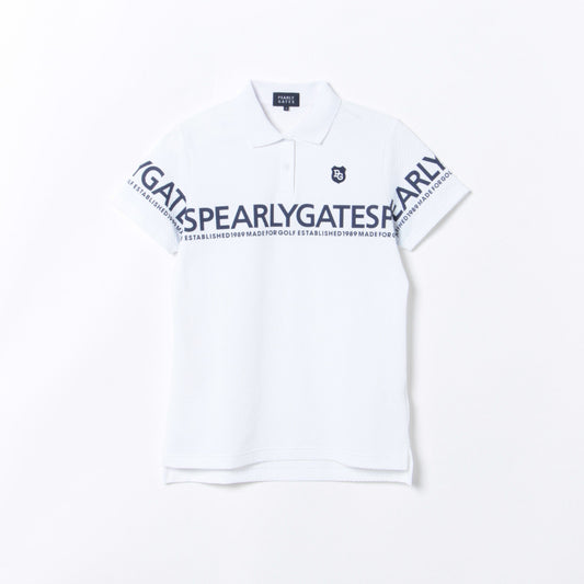 ぽこぽこ ギンガム チェック 半袖 ポロシャツ