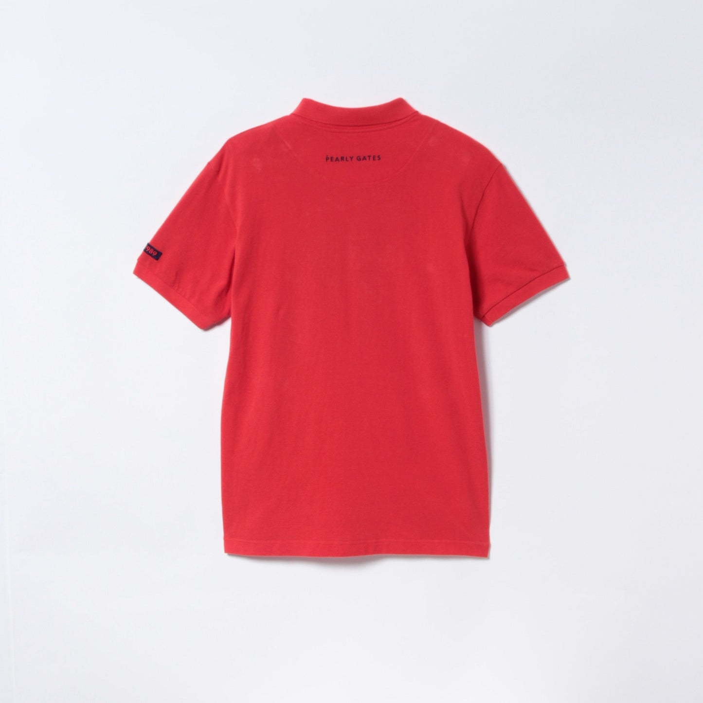 【SNOOPY】SNOOPY 2段ロゴ カノコ 半袖 ポロシャツ